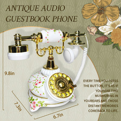 Personalized Audio Guest Book Voice Messages Record Player Guest Book For Anniversaries