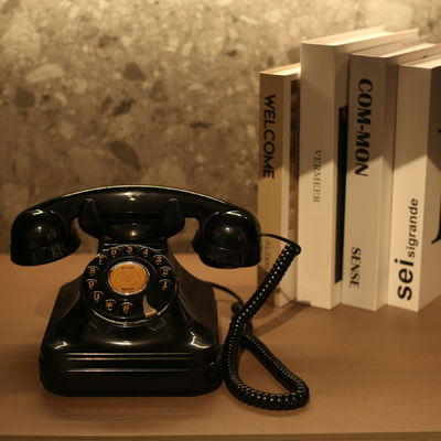 Charging Wedding Audio Guest Book Black Vintage Phone Voice Recorder For Keep Memories