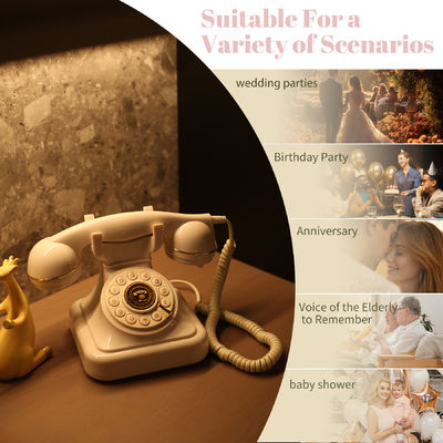 32GB Audio Guest Book Preserve Memories High Definition Audio Guest Book Phone
