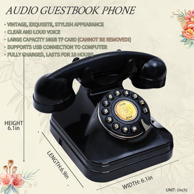 Personalized Audio Guest Book Voicemail 32GB  Leave A Message Phone Wedding