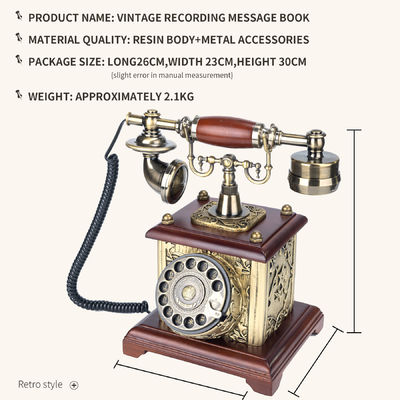 Keep Memories Alive Phone Guest Book - Perfect for Recording Voice Messages from Loved Ones at Special Events