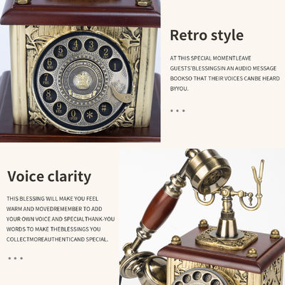 Keep Memories Alive Phone Guest Book - Perfect for Recording Voice Messages from Loved Ones at Special Events