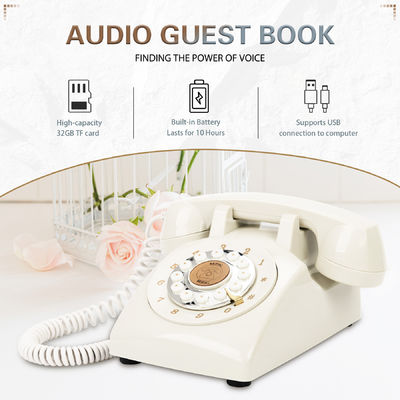 Plastic Voice Message Guest Book Wedding Audio Personalised Message Book For Keeping Memories