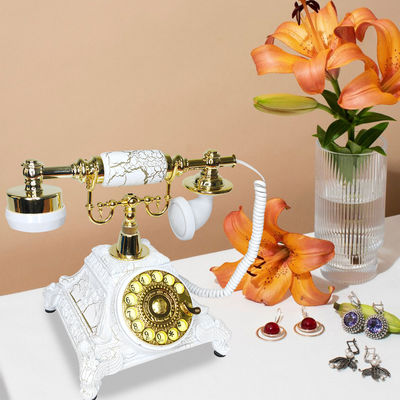 Bronze Wedding Phone Guest Book Rechargeable Telephone Audio Guest Book For Graduation