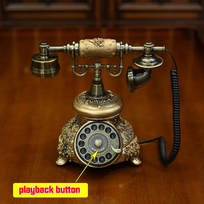 Classic Wedding Phone Guest Book Retro Craftsmanship Audio Wedding Guestbook For Couples