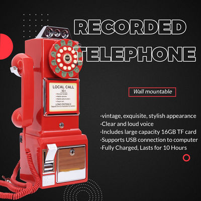 32GB Phone Guest Book Recording Event Wedding Voicemail Guestbook Preserve Voice Messages