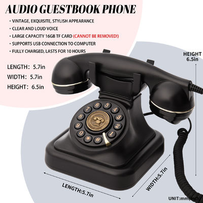 Lasting Memories Wedding Guest Book Phone Recording Message Wedding Guest Book