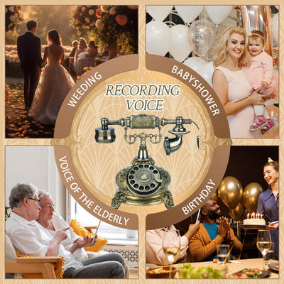 Special Message 32gb Telephone Audio Guest Book For Wedding Parties