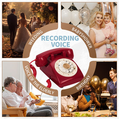 32GB Memory Guest Book Phone Voicemail Clear Sound Audio Guestbooks Button Design