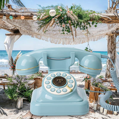 32GB Clear Sound Telephone Guest Book Wedding Blue For Baby Showers Events
