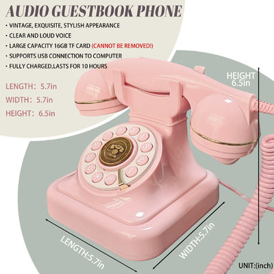 High Precision Recording Guest Book High Sound Quality Audio Guest Book Phone