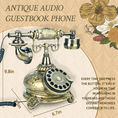 10Hour Battery Plastic Guest Book Telephone Memory Experience For Celebrations