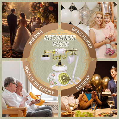 Memories Lasting Phone Guest Book USB Voicemail Audio Guest Book For Gathering