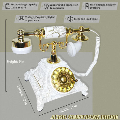 All Events Phone Guest Book Clear Audio Guestbook Phone  Showers For Capturing Memories