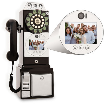 Capture Memories Video Guestbook 32GB Storage Guest Audio Book Black White Color