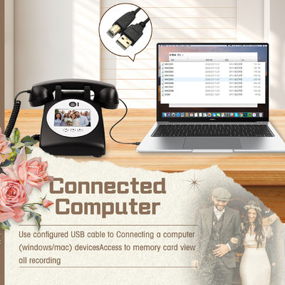 Parties Video Guestbook With Clear Audio Simple Operation Wedding Audio Guestbook