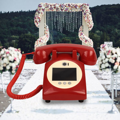 Record Messages Video Guest Book Red Wedding Phone Recorder For Any Celebration