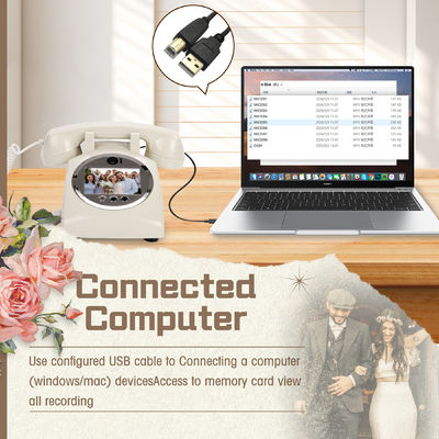 Clear Sound Quality Phone Recording Guest Book Video Guestbook For Wedding Graduation Baby Showers