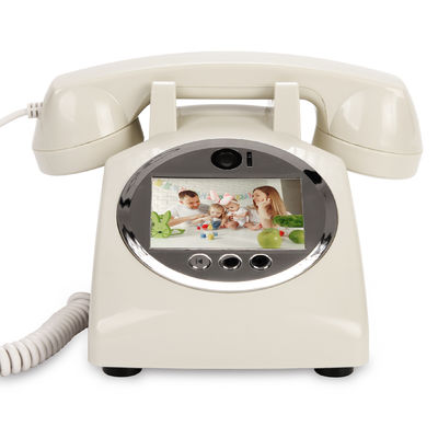 White Video Guest Book Plastic USB Compatible Phone Guestbook For Showers