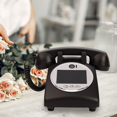 32GB Video Guest Book HD 1080P Telephone Guest Book With Night Light  For Cherished Memories
