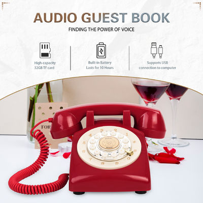 32GB Audio Guest Book Take Your Presentations To Next Level With Rechargeable Battery And USB Connectivity