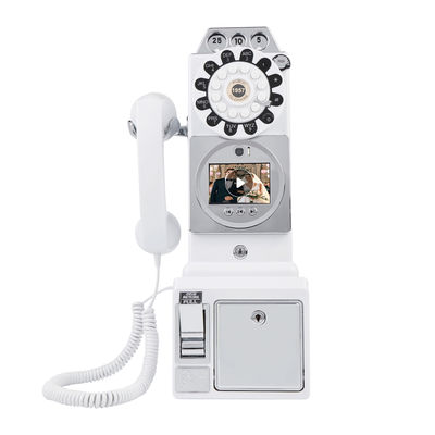 Customized Retro Wedding Audio Video Guestbook ABS Plastic Banquet Party Guest Blessing Sign-In Book Customized Voice Message